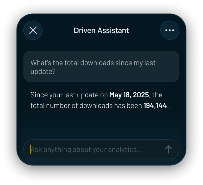 Driven Assistant chat interface